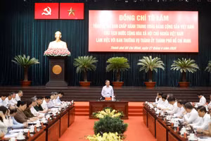 Tổng Bí thư, Chủ tịch nước Tô Lâm phát biểu chỉ đạo. (Ảnh: TTXVN)