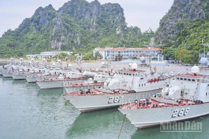 Quân cảng Hạ Long (Quảng Ninh) - nơi Lữ đoàn 170 Vùng 1 Hải quân đóng quân.