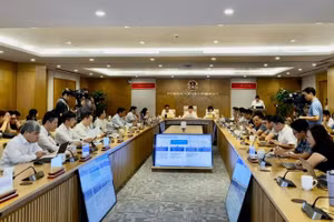 Bộ Khoa học và Công nghệ tổ chức họp báo thường kỳ. (Ảnh: BÍCH LIÊN)