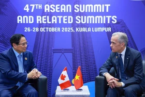 Thủ tướng Chính phủ Phạm Minh Chính mong muốn Canada đẩy mạnh hợp tác, hỗ trợ Việt Nam trong những lĩnh vực mà Canada có thế mạnh. (Ảnh: VGP/Nhật Bắc)