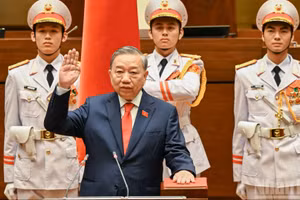 Tổng Bí thư Tô Lâm tuyên thệ nhậm chức Chủ tịch nước Cộng hòa xã hội chủ nghĩa Việt Nam nhiệm kỳ 2026-2031.