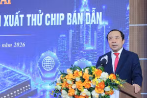 Bộ trưởng Khoa học và Công nghệ Vũ Hải Quân phát biểu tại sự kiện. (Ảnh: TL)