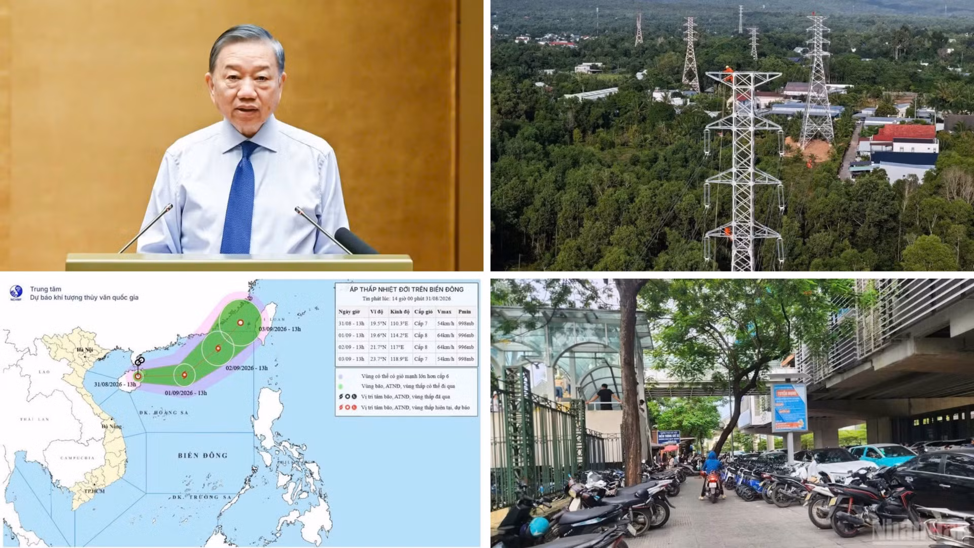 Tin nổi bật ngày 31/8: Bộ Chính trị ban hành Nghị quyết về phát triển các vùng và tổ chức không gian phát triển quốc gia trong giai đoạn mới; Hơn 2.500 trường hợp bị xử lý vi phạm nồng độ cồn 
