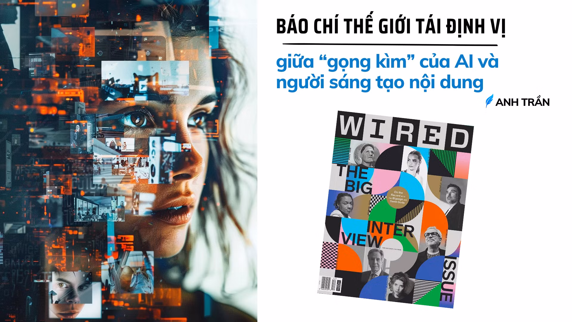 Báo chí thế giới tái định vị giữa "gọng kìm" của AI và người sáng tạo nội dung