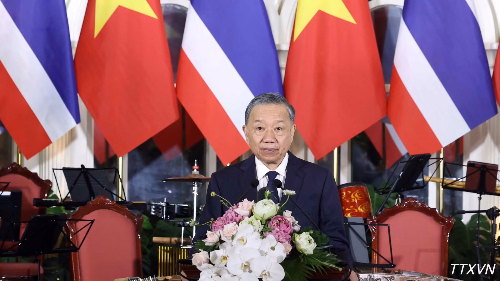 Tổng Bí thư, Chủ tịch nước Tô Lâm phát biểu. (Ảnh: TTXVN)