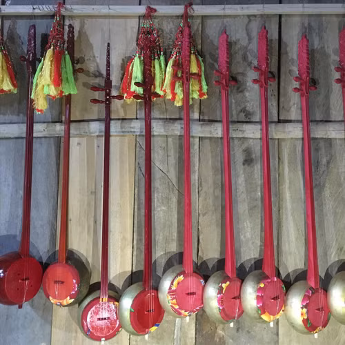 Đàn tính của người Tày. (Ảnh: Báo Dân tộc và phát triển) Đàn tính của người Tày. (Ảnh: Báo Dân tộc và phát triển)