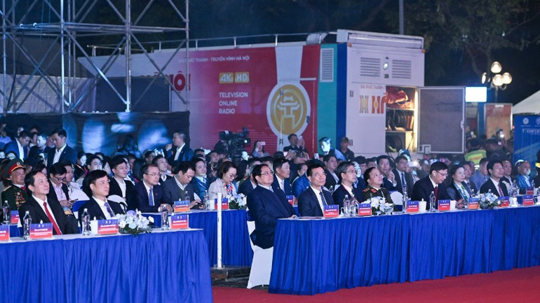 Delegați participanți la Techfest Vietnam 2025. (Foto: TRAN HAI) su-kien-chinh-910.jpg