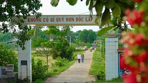 Một cảnh trong bộ phim tài liệu "Nơi bờ vai hóa thành bầu trời".