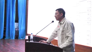 Phó Tổng Giám đốc BSR Mai Tuấn Đạt phát biểu chỉ đạo buổi họp.