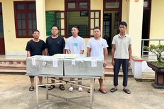 Các đối tượng liên quan cùng tang vật.
