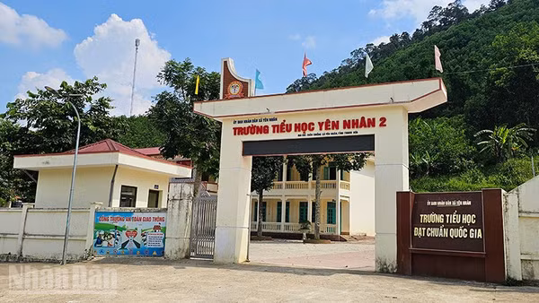 Một cơ sở giáo dục bậc tiểu học ở xã miền núi tỉnh Thanh Hóa.