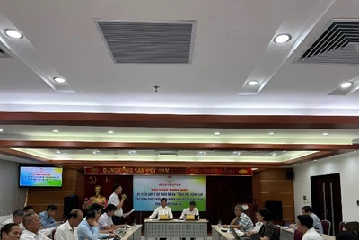 Các đại biểu tập trung thảo luận tại hội thảo. (Nguồn: Hội Luật gia Việt Nam) 