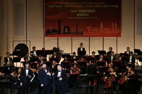 Chương trình “Hòa nhạc mừng Xuân 2026: Việt Nam-Trung Quốc: Láng giềng hữu nghị”.