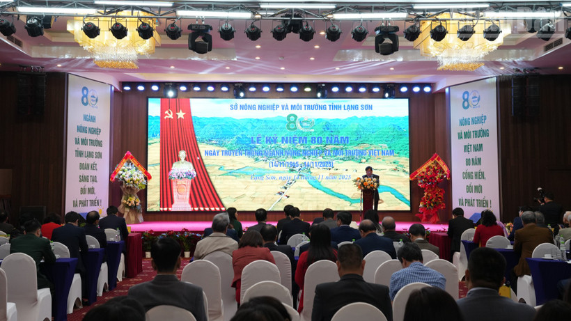 Lễ Kỷ niệm 80 năm Ngày truyền thống ngành Nông nghiệp và Môi trường của tỉnh Lạng Sơn.