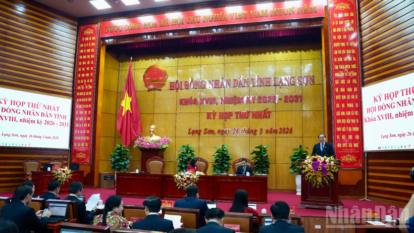 Kỳ họp thứ nhất Hội đồng nhân dân tỉnh Lạng Sơn khóa XVIII nhiệm kỳ 2026-2031.