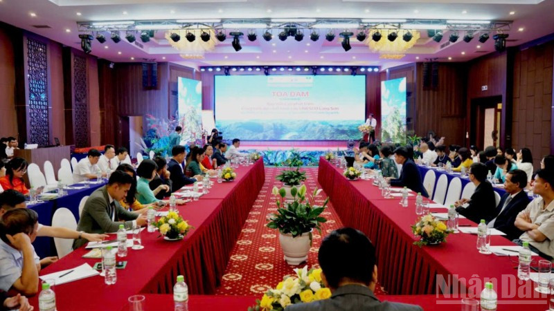 Tọa đàm Xây dựng và phát triển Công viên địa chất toàn cầu UNESCO Lạng Sơn.