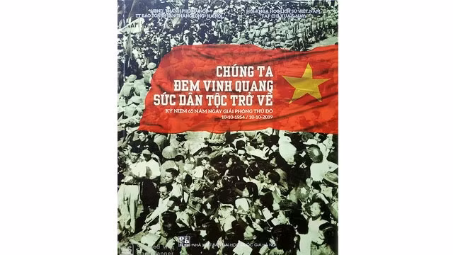 Bìa sách “Chúng ta đem vinh quang sức dân tộc trở về”.