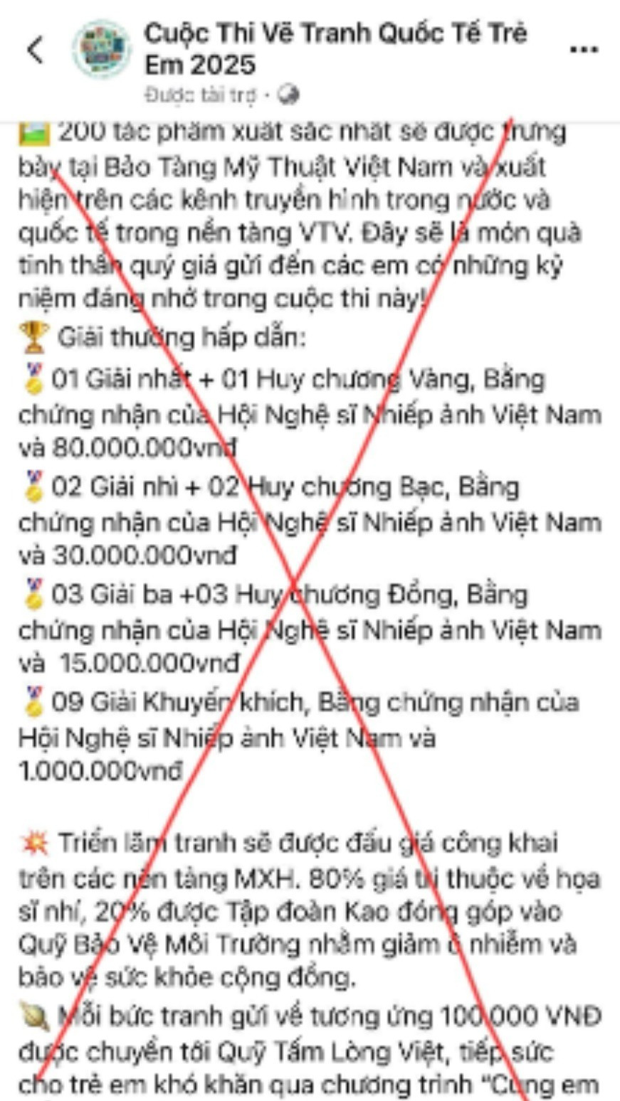 Thông tin mạo danh các đơn vị, tổ chức uy tín, đánh vào tâm lý phụ huynh muốn cho con học hỏi và trải nghiệm dịp hè. hoi-nsna-2746.jpg