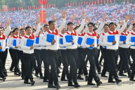 Hình ảnh của khối trí thức Việt Nam tại Lễ kỷ niệm 80 năm Quốc khánh 2/9. (Ảnh: DUY LINH)