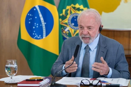 Tổng thống Brazil Lula da Silva. (Ảnh: Xinhua)