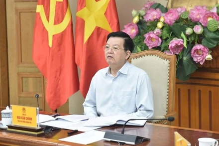 Phó Thủ tướng Mai Văn Chính chủ trì cuộc họp sáng 4/7. (Ảnh: VGP/Giang Thanh)