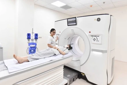 Bệnh viện Quân y 175 được trang bị máy chụp cắt lớp vi tính 512 dãy Revolution.