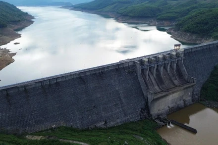 Một góc thủy điện Sông Tranh 2, thành phố Đà Nẵng.