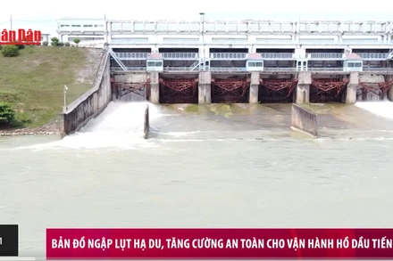 [Video] Bản đồ ngập lụt hạ du, tăng cường an toàn cho vận hành hồ Dầu Tiếng