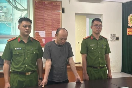 Bị can Nguyễn Văn Soạn tại Cơ quan điều tra Công an tỉnh Hưng Yên.