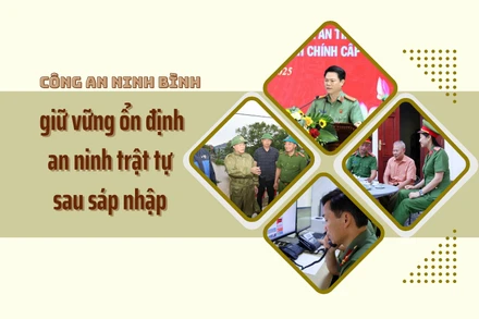 Công an Ninh Bình giữ vững ổn định an ninh trật tự sau sáp nhập 