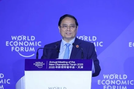 Thủ tướng Phạm Minh Chính nhận định, trong một thế giới phân cực về chính trị, phân tách về kinh tế, phân mảnh về thể chế, phân hóa về phát triển và khoảng cách giàu nghèo, khó khăn, thách thức đối với châu Á rất nhiều nhưng cơ hội, thuận lợi cũng ngày càng rộng mở. (Ảnh: VGP/Nhật Bắc)