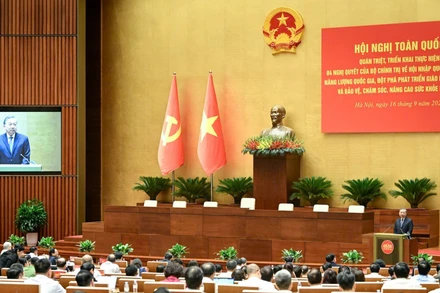 Toàn cảnh hội nghị. (Ảnh: DUY LINH)