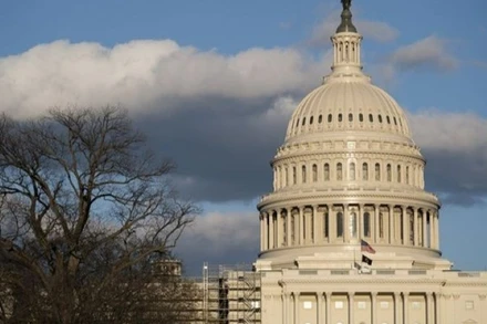 Thượng viện Mỹ đã thông qua dự luật tài trợ nhằm mở cửa trở lại chính phủ liên bang. (Ảnh: Xinhua)