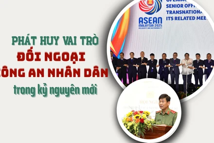 Phát huy vai trò đối ngoại Công an nhân dân trong kỷ nguyên mới