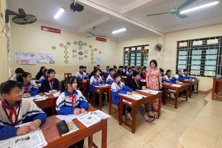 Cơ sở vật chất khang trang giúp việc dạy và học tại Trường Phổ thông Dân tộc nội trú Chợ Mới được tốt hơn.