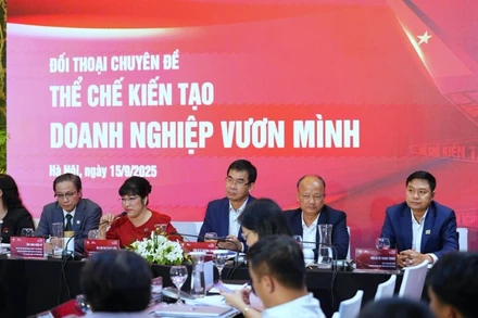Các chuyên gia, đại diện các bộ, ngành, đơn vị thảo luận về hướng hỗ trợ doanh nghiệp tại Diễn đàn Kinh tế tư nhân Việt Nam năm 2025.