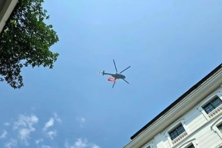 Quân chủng Phòng không-Không quân diễn tập bay chào mừng Lễ kỷ niệm 80 năm Quốc khánh. (Ảnh: LÊ ĐỨC NGHĨA).