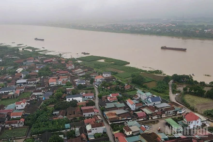 Xã đảo Minh Châu, Hà Nội. (Ảnh THÀNH ĐẠT)