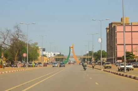 Quang cảnh đường phố Niamey, thủ đô của Niger. (Ảnh minh họa. Nguồn: Xinhua)