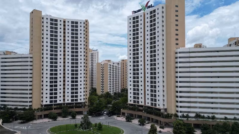 Các lô R1, R2, R3, R4, R5 tại phường An Khánh, thuộc Khu đô thị mới Thủ Thiêm sẽ tổ chức đấu giá trong tháng 5 năm nay (Ảnh: THẾ ANH)