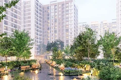 Phối cảnh khu nhà ở xã hội Hoa Lư, Ninh Bình.