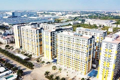 Khu nhà ở xã hội và nhà ở công nhân Tràng Duệ. (Ảnh TRUNG KIÊN)