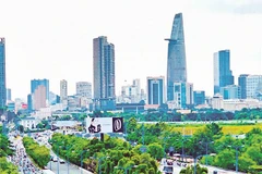 Một góc Thành phố Hồ Chí Minh năng động, phát triển.