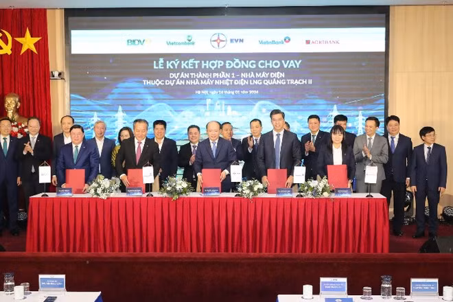 Toàn cảnh lễ ký kết.
