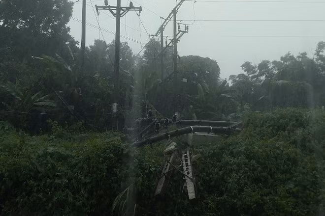 Ảnh hưởng hoàn lưu bão số 11 trên địa bàn tỉnh Thái Nguyên. 