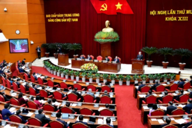 Sau Hội nghị Trung ương 11 khóa XIII, Bộ Chính trị, Ban Bí thư đã ban hành một số kết luận về tiếp tục triển khai các nhiệm vụ bảo đảm tổ chức bộ máy của đơn vị hành chính 2 cấp hoạt động thông suốt, hiệu quả. (Ảnh: ĐĂNG KHOA)