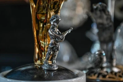 Một sản phẩm thủ công được chế tác từ bạc tại thành phố Istanbul, Thổ Nhĩ Kỳ. (Ảnh: Tân Hoa xã)