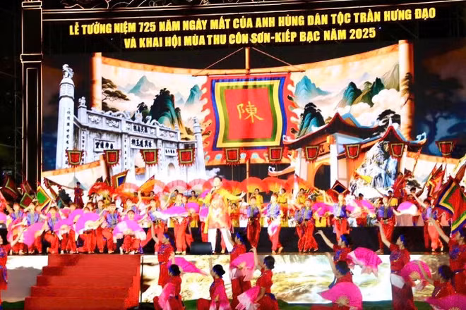 Chương trình tổng duyệt Lễ tưởng niệm 725 năm ngày mất Anh hùng dân tộc Trần Hưng Đạo và khai hội mùa thu Côn Sơn-Kiếp Bạc năm 2025.