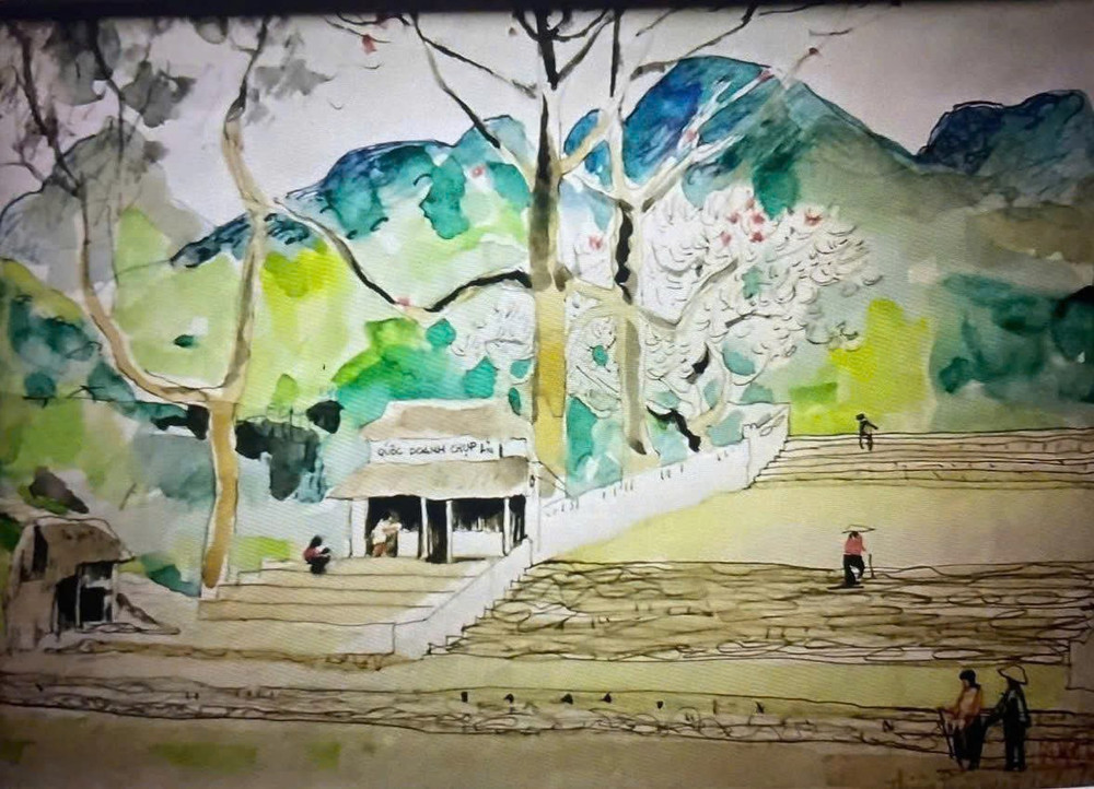 “Phong cảnh chùa Hương”. (Màu nước) 5.jpg