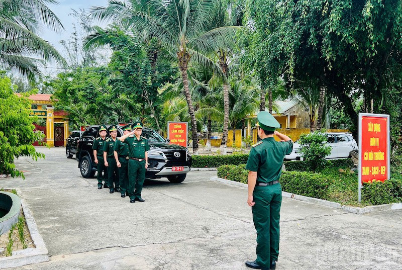 Đợt khảo sát lần này được triển khai tại các đồn biên phòng, Biên phòng cửa khẩu cảng và Hải đội Biên phòng 2. (Ảnh: ĐÌNH TĂNG) ndo_br_bpdn2.jpg